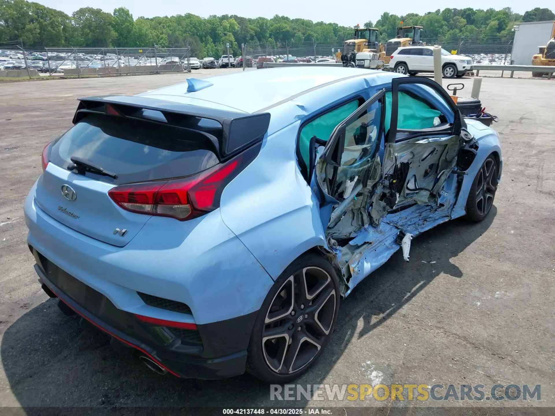 4 fotografías del automóvil dañado KMHT36AH7NU014310 HYUNDAI VELOSTER N 2022