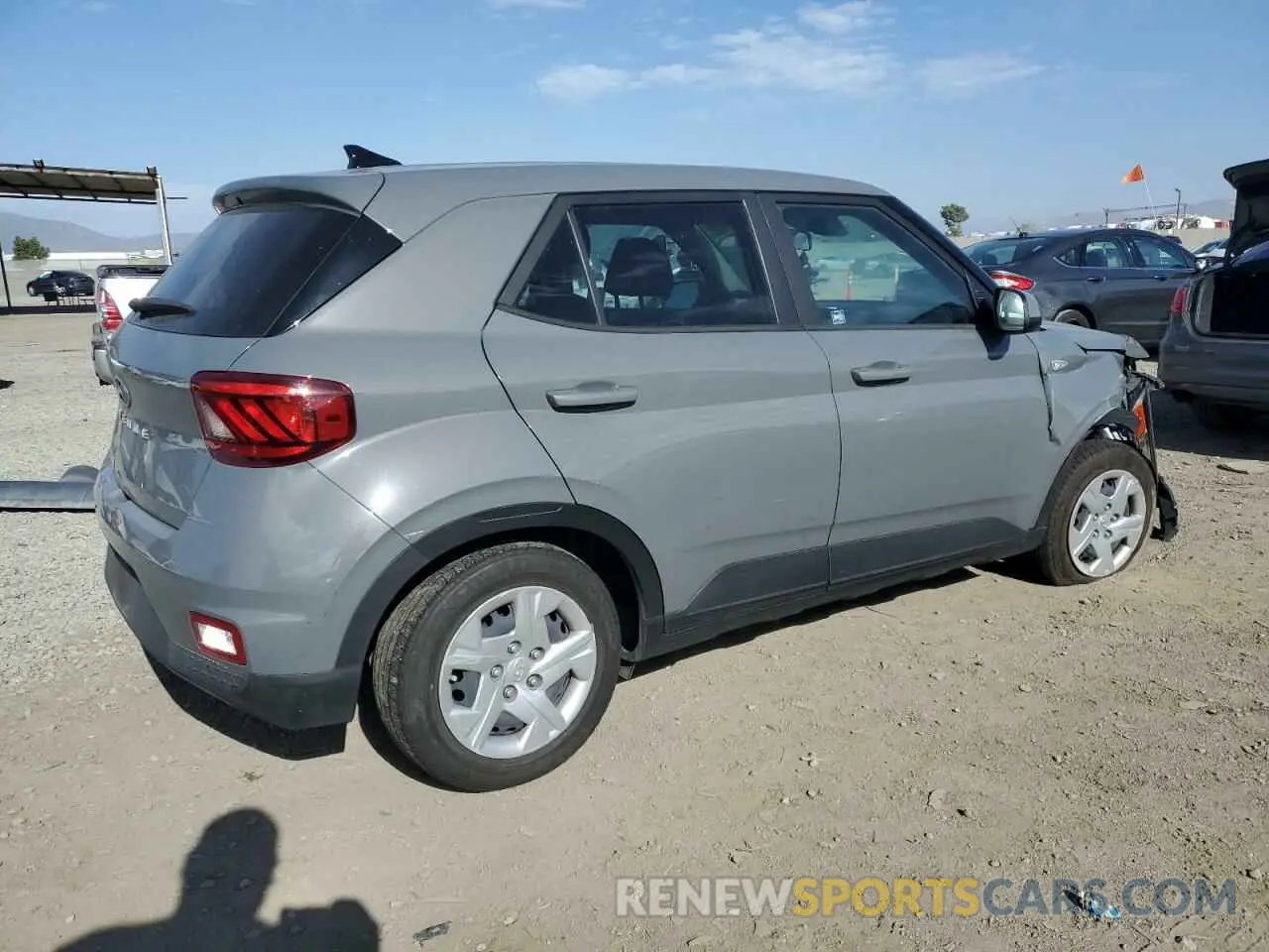 3 fotografías del automóvil dañado KMHRB8A34LU030202 HYUNDAI VENUE 2020