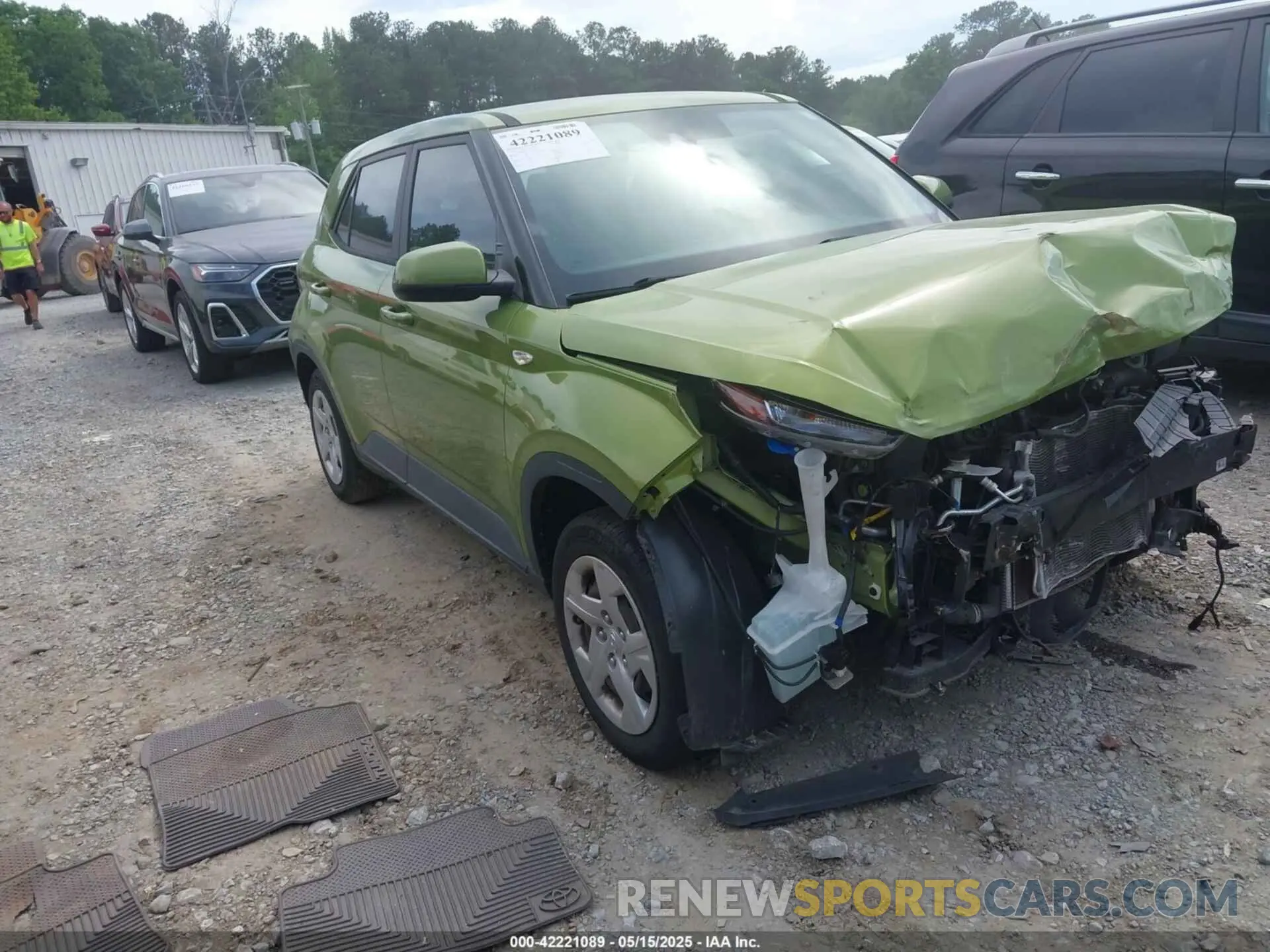 1 fotografías del automóvil dañado KMHRB8A35LU039345 HYUNDAI VENUE 2020