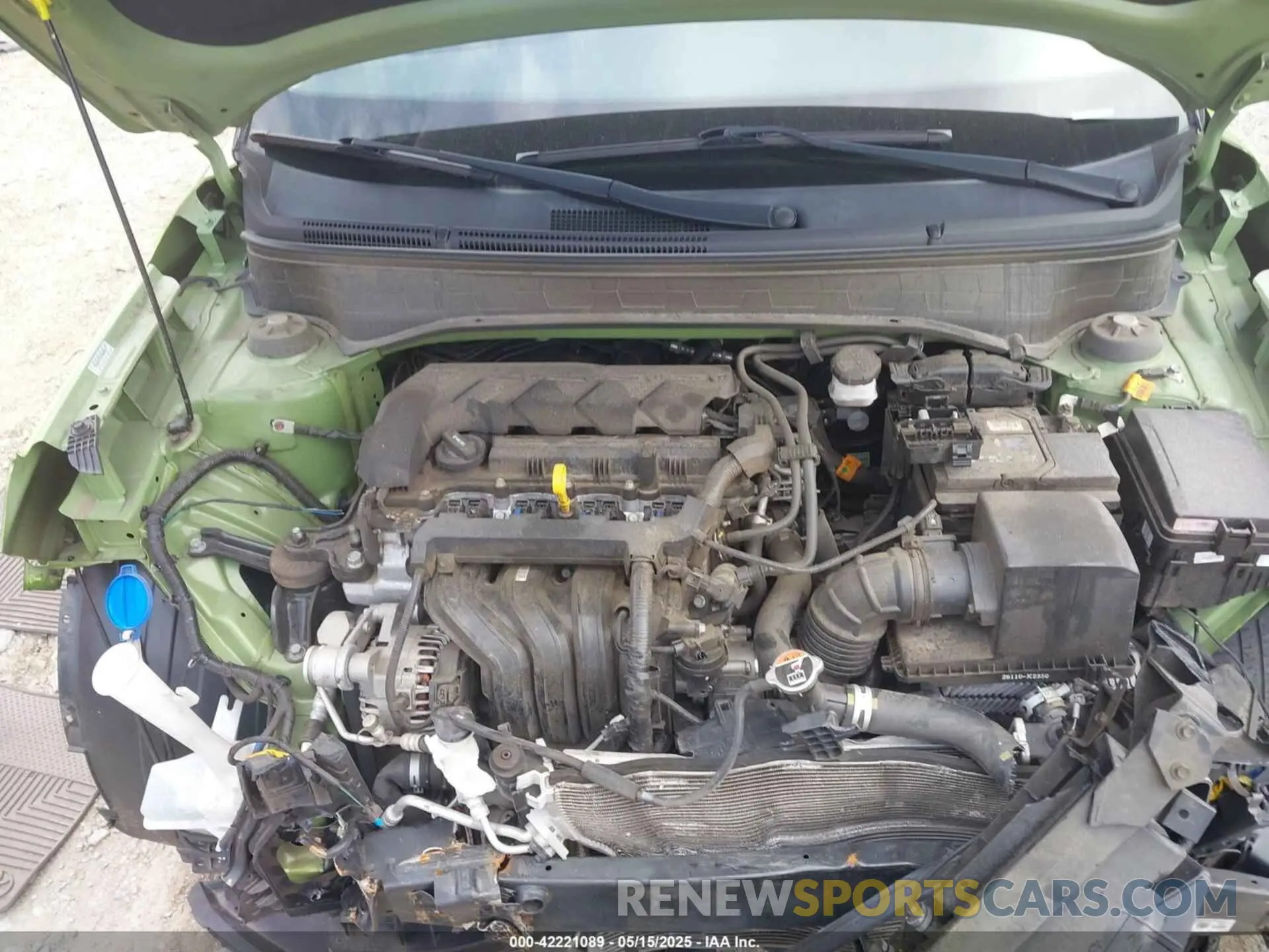 10 fotografías del automóvil dañado KMHRB8A35LU039345 HYUNDAI VENUE 2020