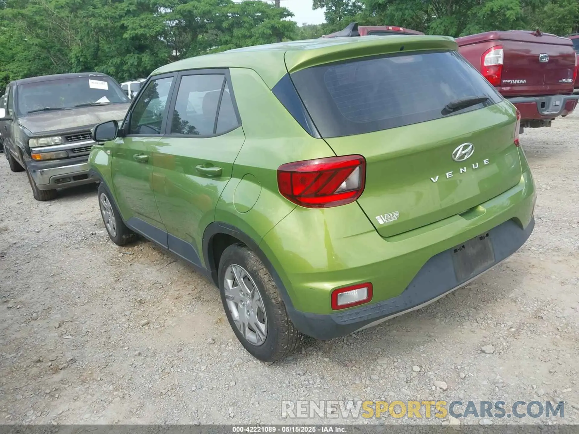 3 fotografías del automóvil dañado KMHRB8A35LU039345 HYUNDAI VENUE 2020