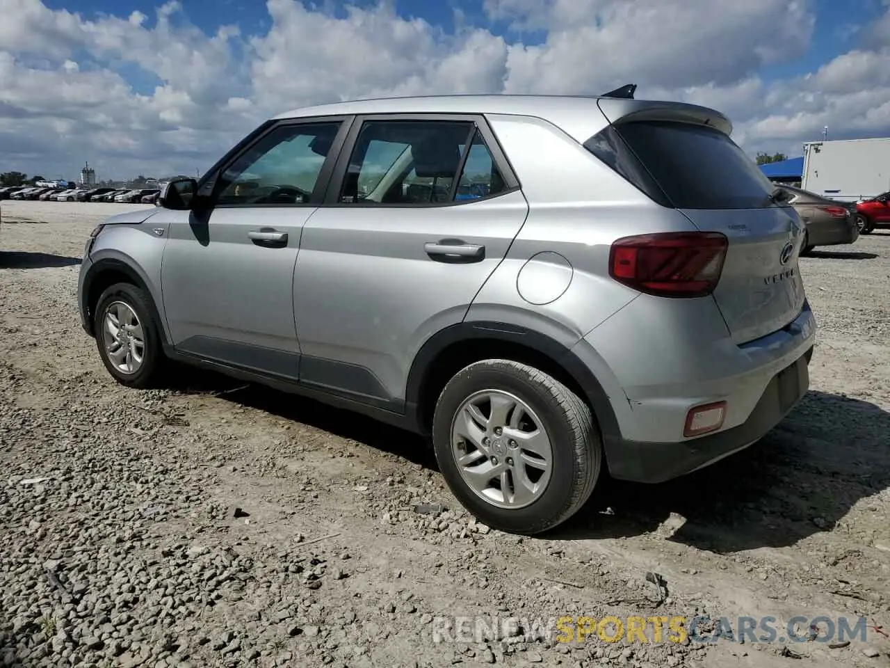 2 fotografías del automóvil dañado KMHRB8A31MU073803 HYUNDAI VENUE 2021