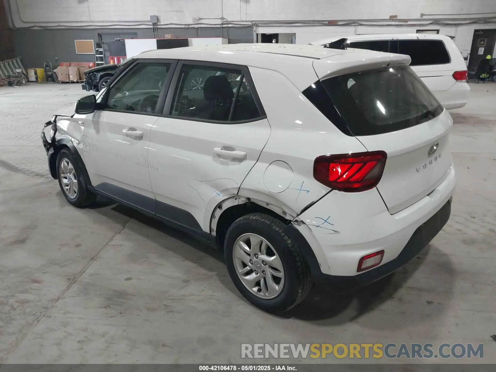 3 fotografías del automóvil dañado KMHRB8A35MU099403 HYUNDAI VENUE 2021