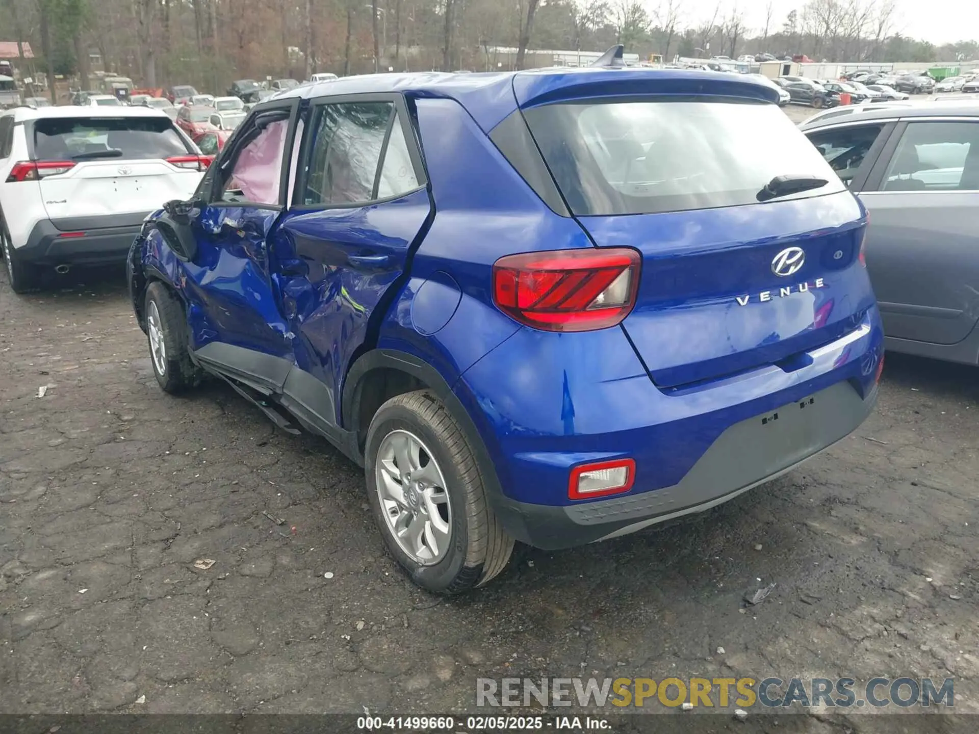 3 fotografías del automóvil dañado KMHRB8A35MU114482 HYUNDAI VENUE 2021