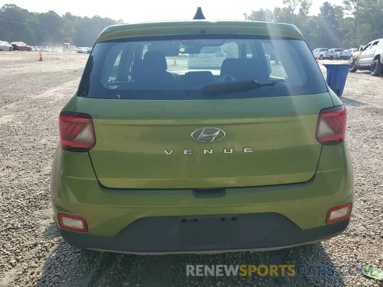 6 fotografías del automóvil dañado KMHRB8A37MU065768 HYUNDAI VENUE 2021