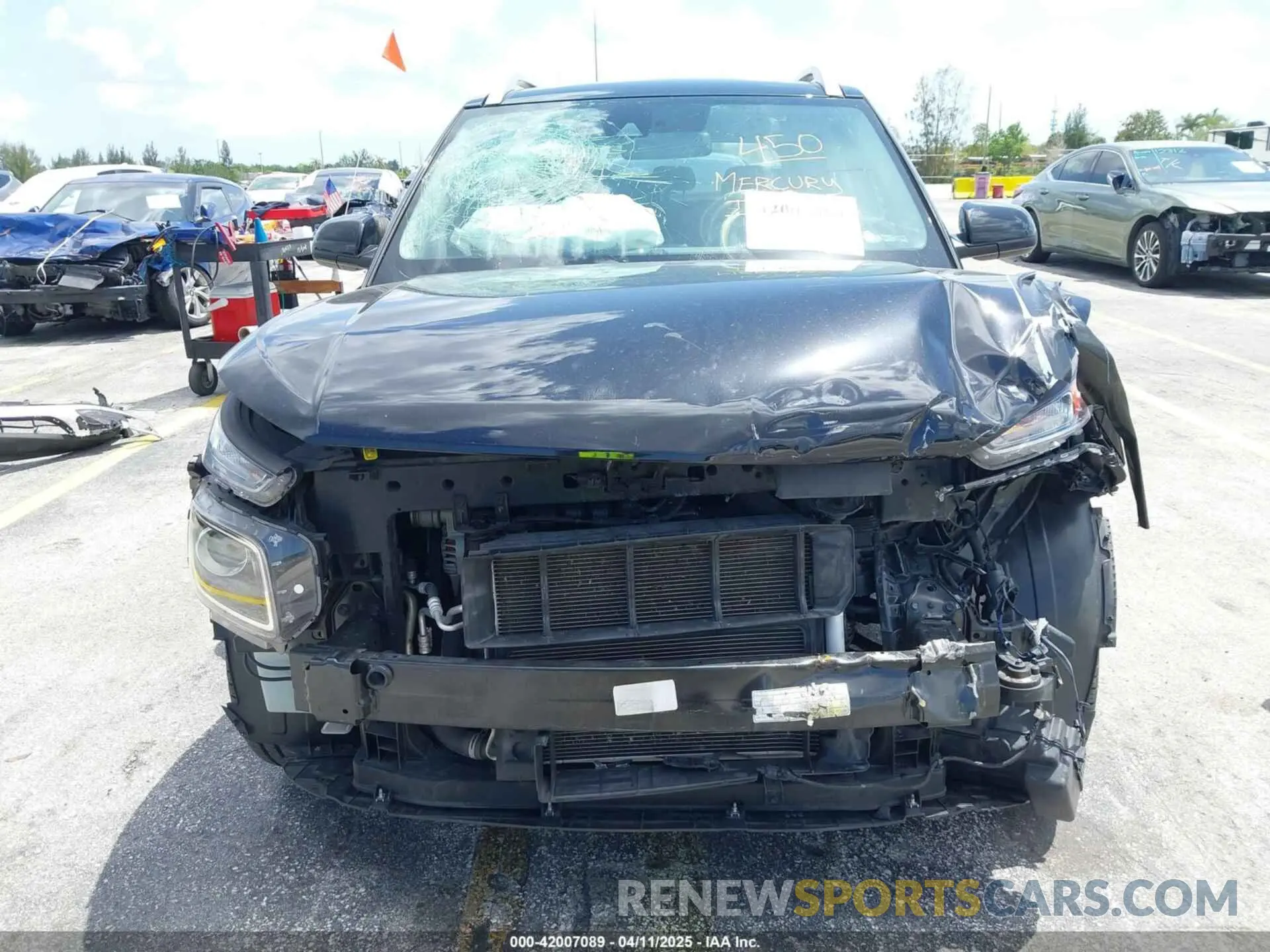 6 fotografías del automóvil dañado KMHRC8A31MU115576 HYUNDAI VENUE 2021