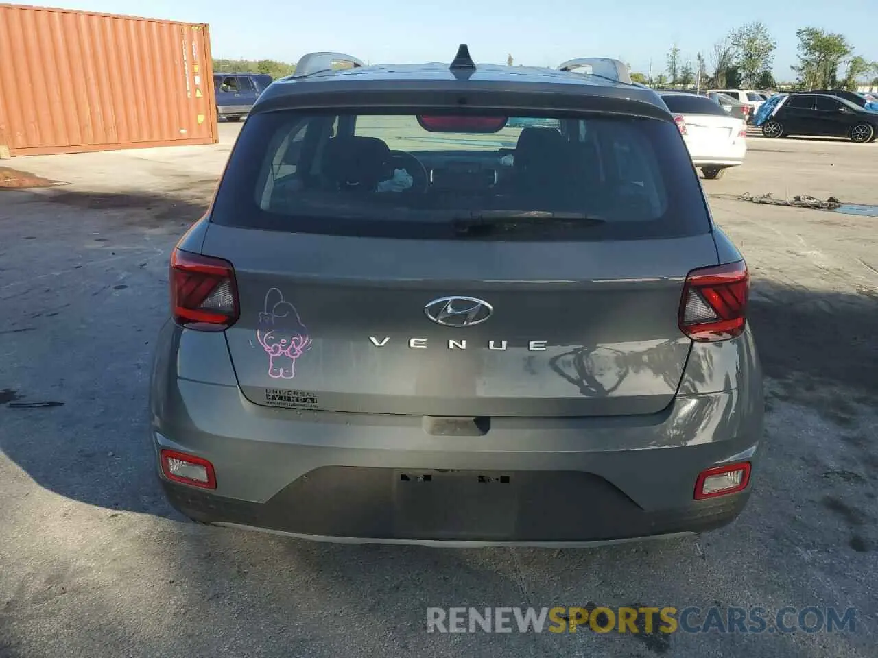 6 fotografías del automóvil dañado KMHRC8A34MU105902 HYUNDAI VENUE 2021
