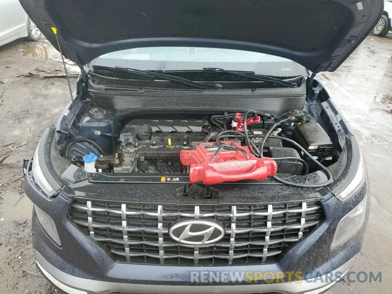 14 fotografías del automóvil dañado KMHRC8A37MU101620 HYUNDAI VENUE 2021