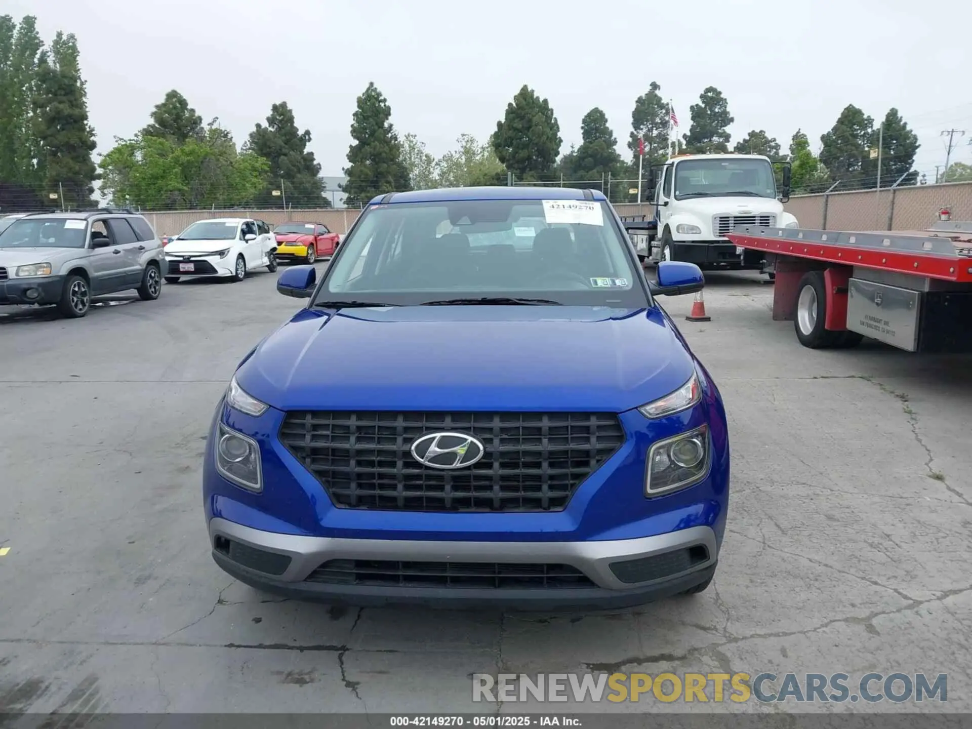 12 fotografías del automóvil dañado KMHRB8A31NU202298 HYUNDAI VENUE 2022
