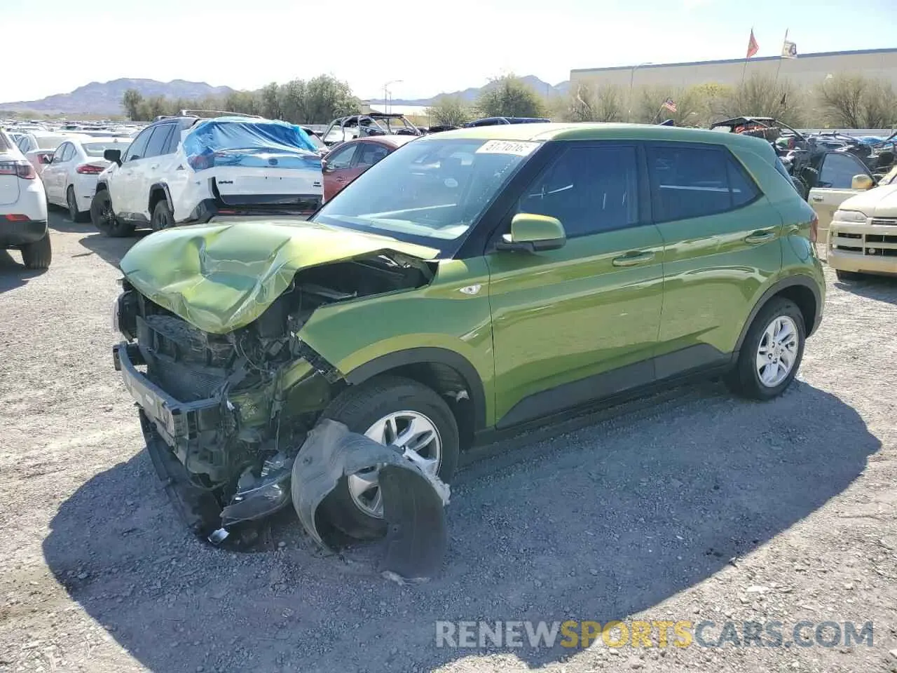 1 fotografías del automóvil dañado KMHRB8A32NU149983 HYUNDAI VENUE 2022
