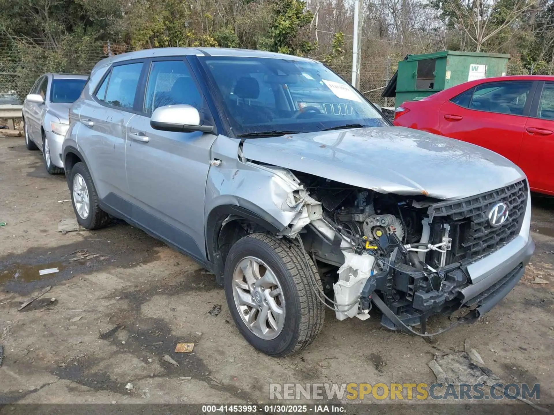 1 fotografías del automóvil dañado KMHRB8A36NU133432 HYUNDAI VENUE 2022