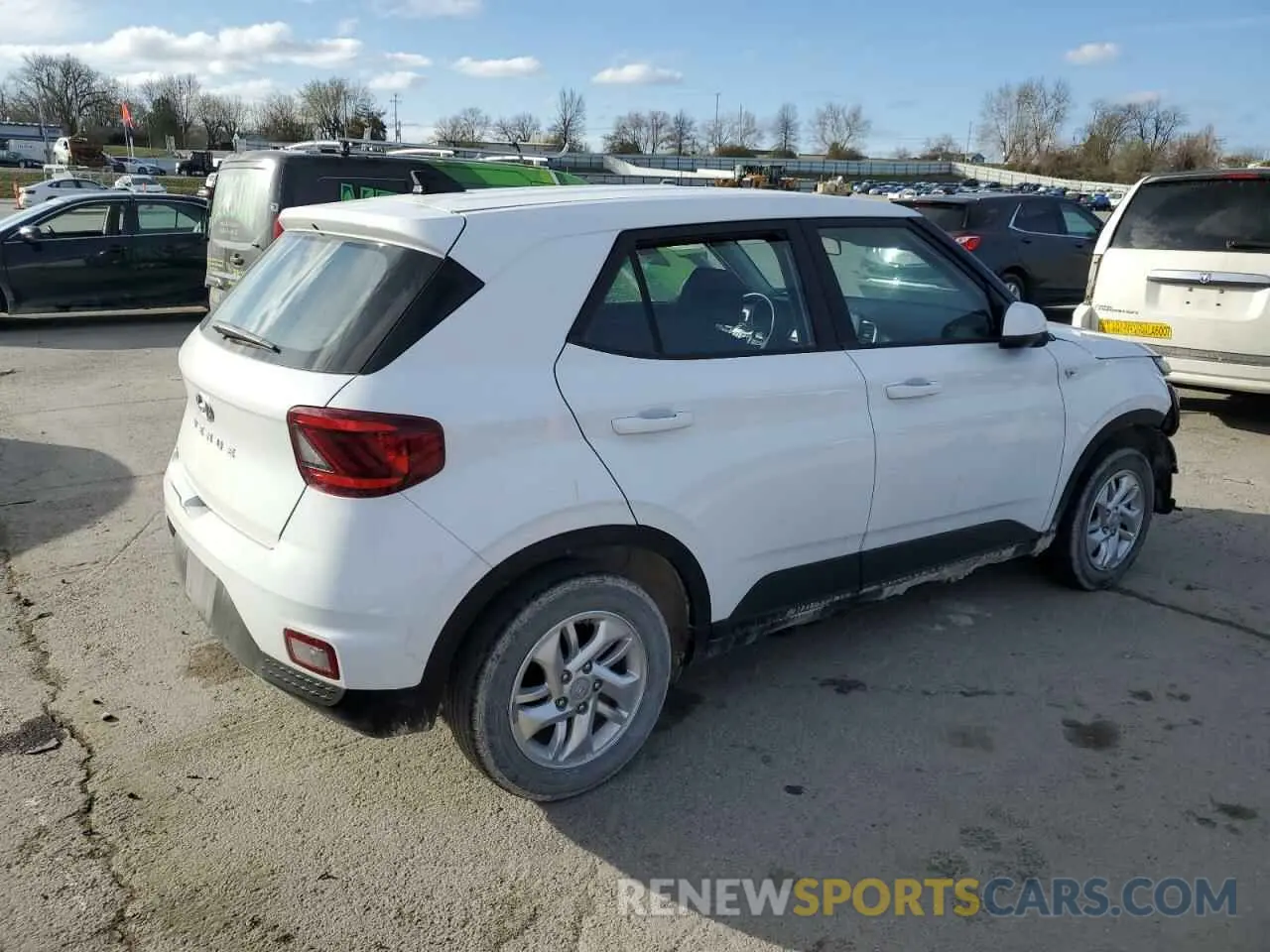 3 fotografías del automóvil dañado KMHRB8A38NU146330 HYUNDAI VENUE 2022