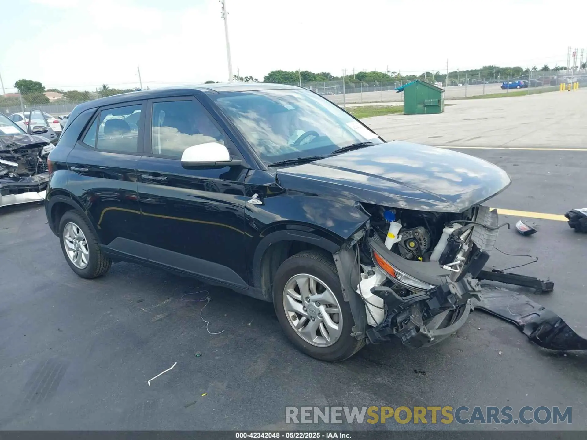 1 fotografías del automóvil dañado KMHRB8A38NU147767 HYUNDAI VENUE 2022