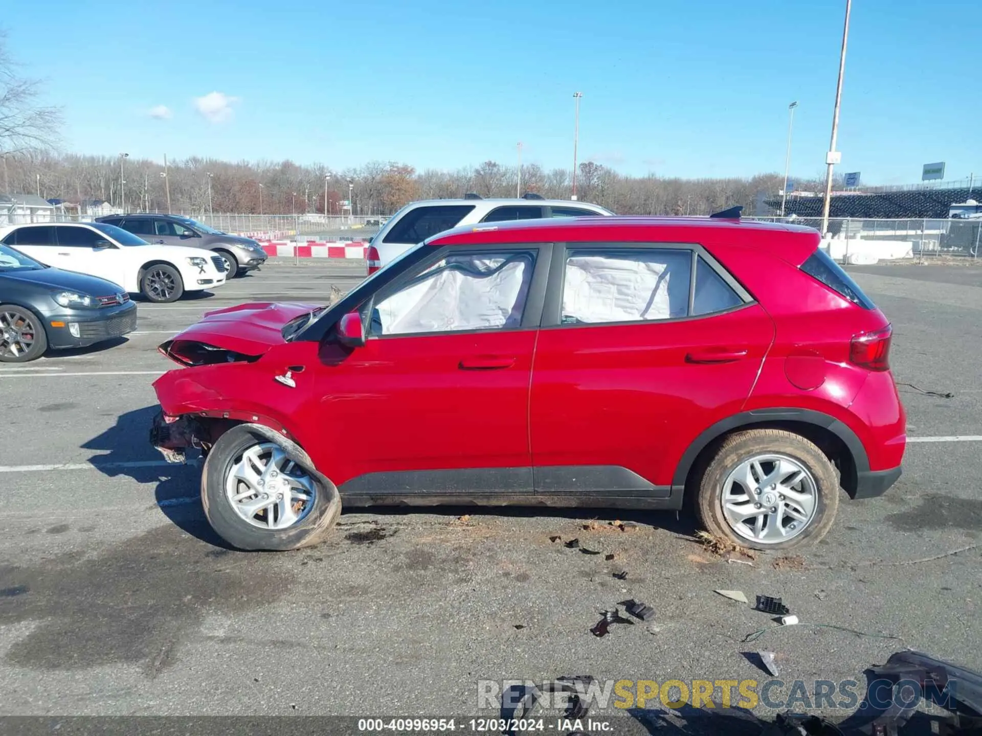 14 fotografías del automóvil dañado KMHRB8A3XNU155272 HYUNDAI VENUE 2022