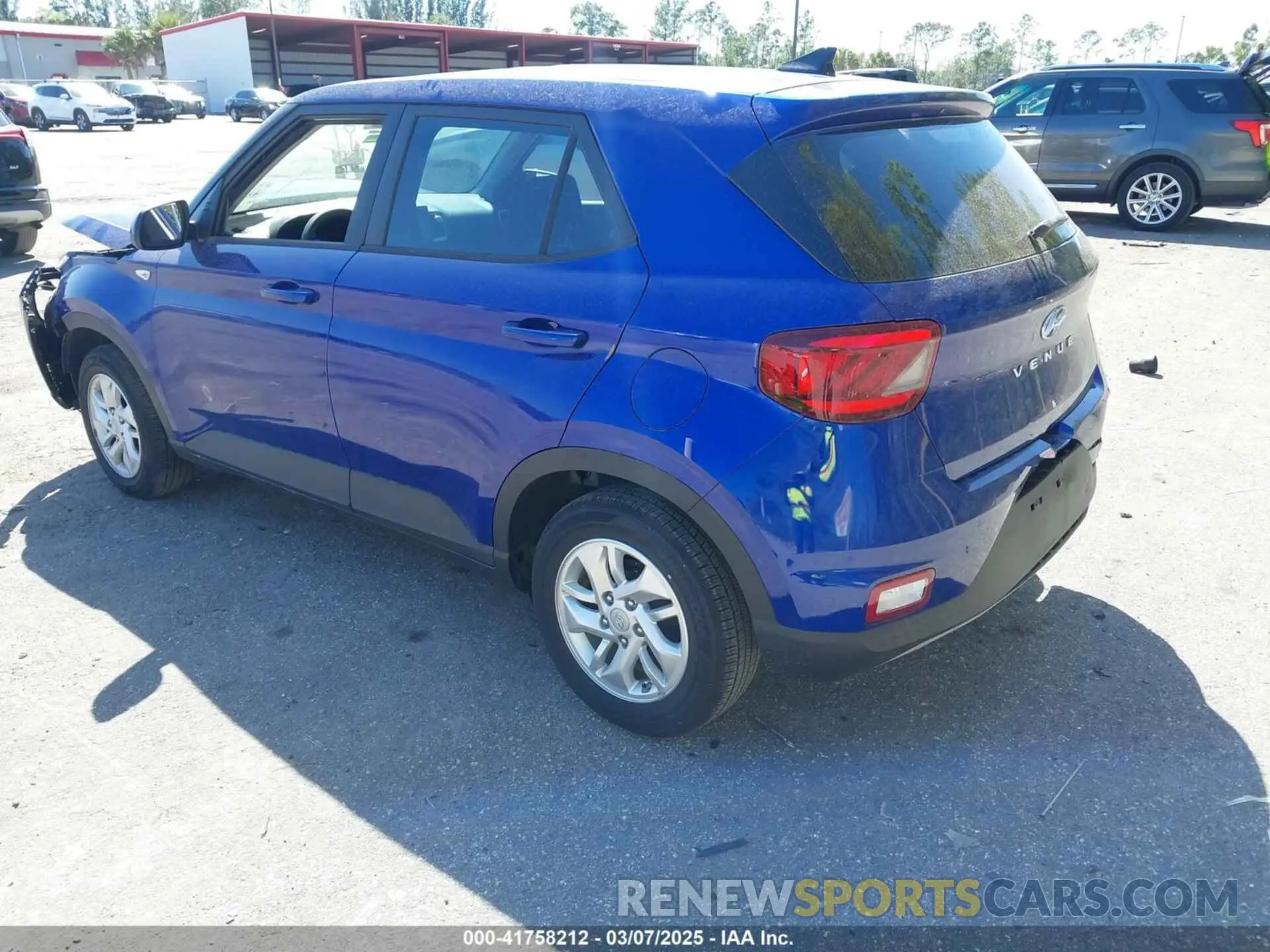3 fotografías del automóvil dañado KMHRB8A3XNU199174 HYUNDAI VENUE 2022