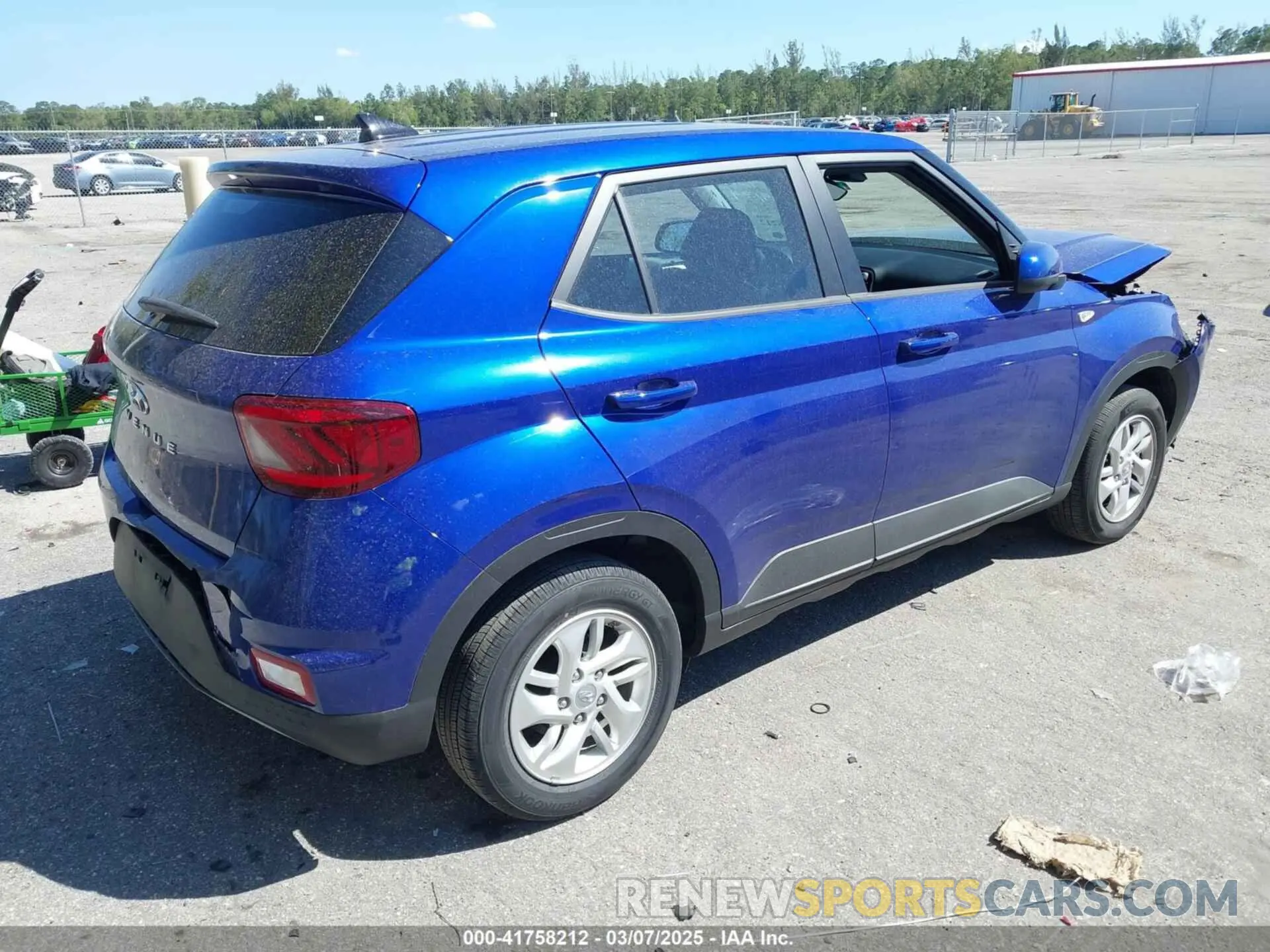4 fotografías del automóvil dañado KMHRB8A3XNU199174 HYUNDAI VENUE 2022