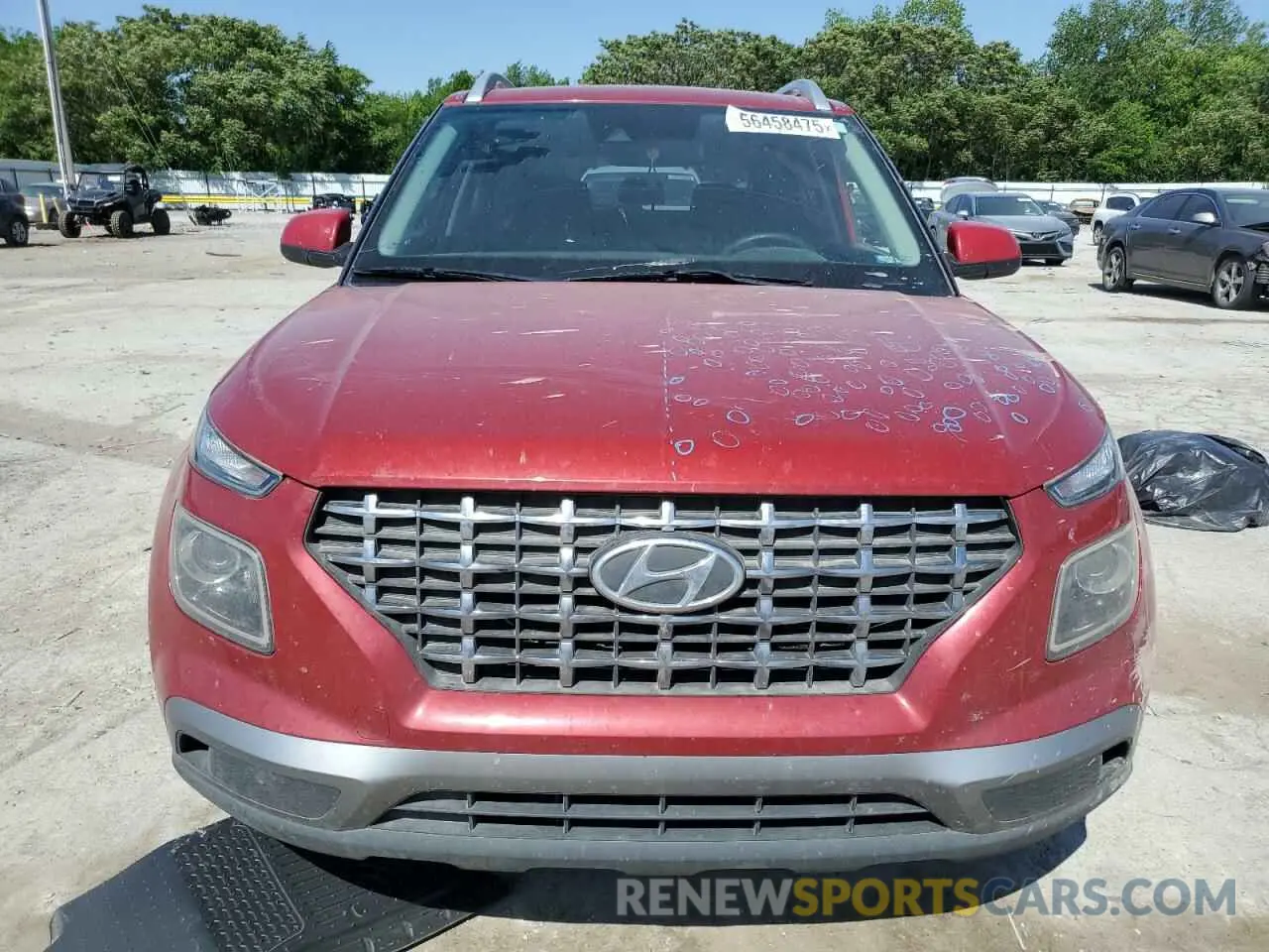 5 fotografías del automóvil dañado KMHRC8A30NU197849 HYUNDAI VENUE 2022