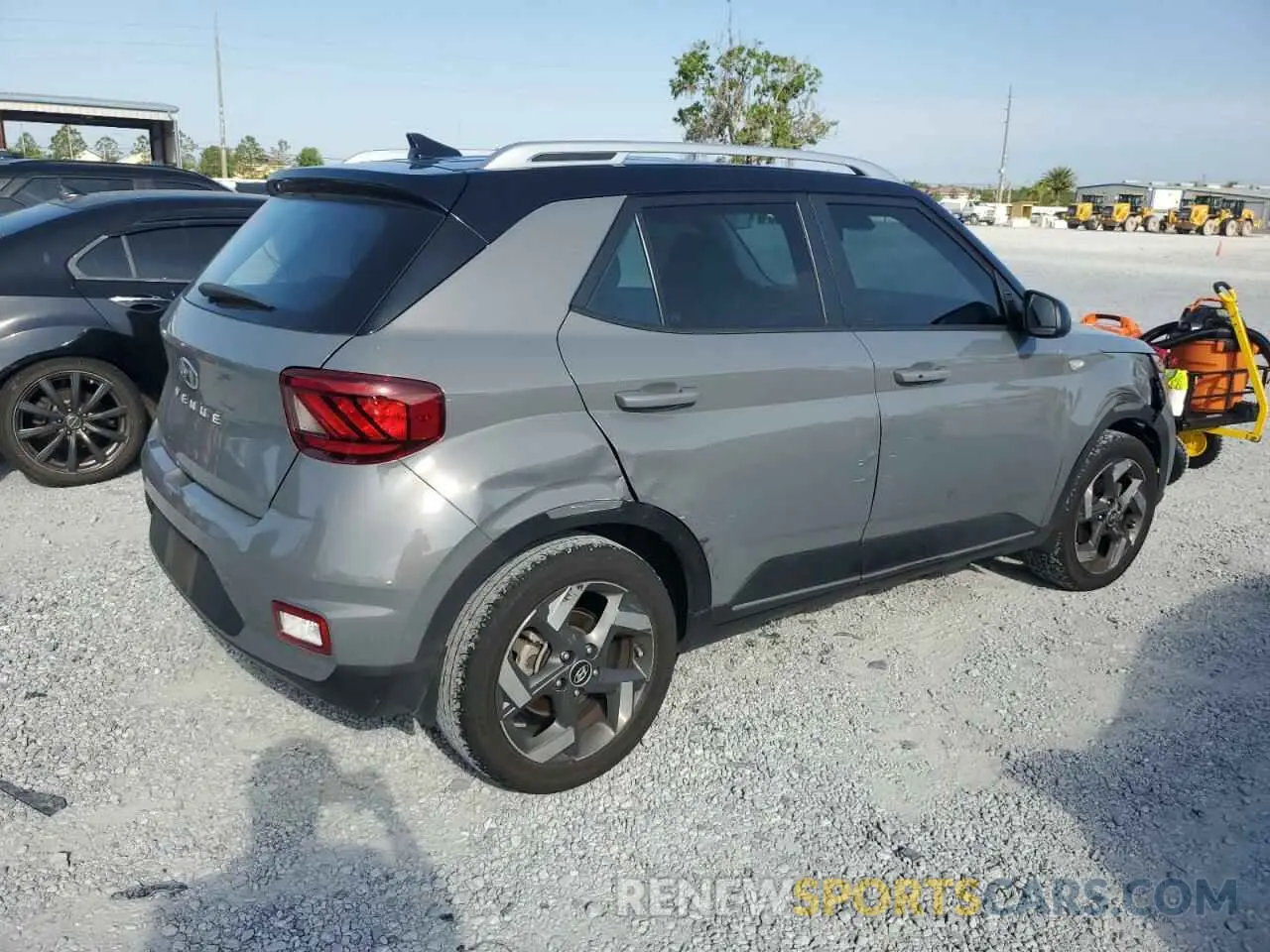 3 fotografías del automóvil dañado KMHRC8A34NU199880 HYUNDAI VENUE 2022