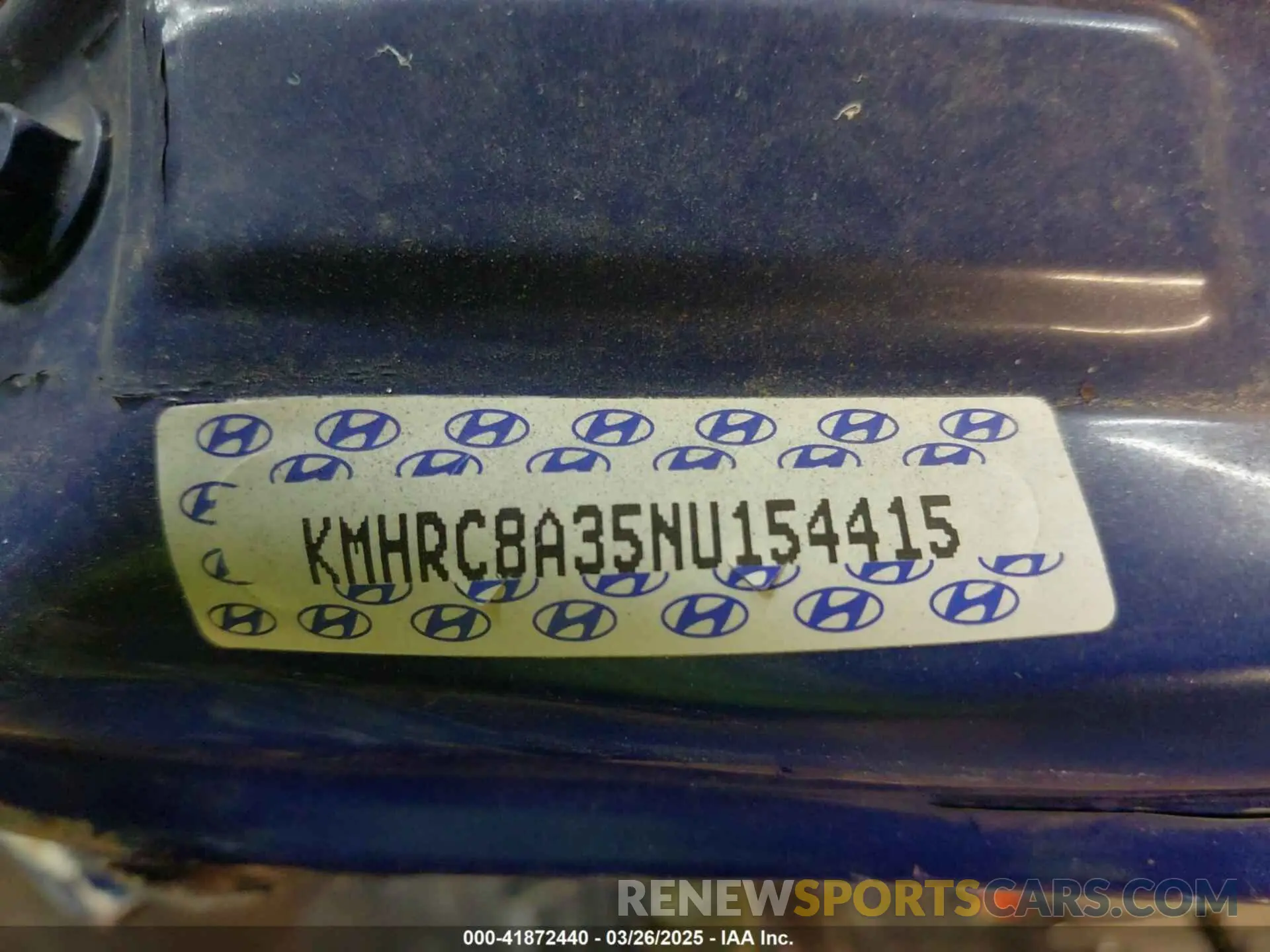 18 fotografías del automóvil dañado KMHRC8A35NU154415 HYUNDAI VENUE 2022