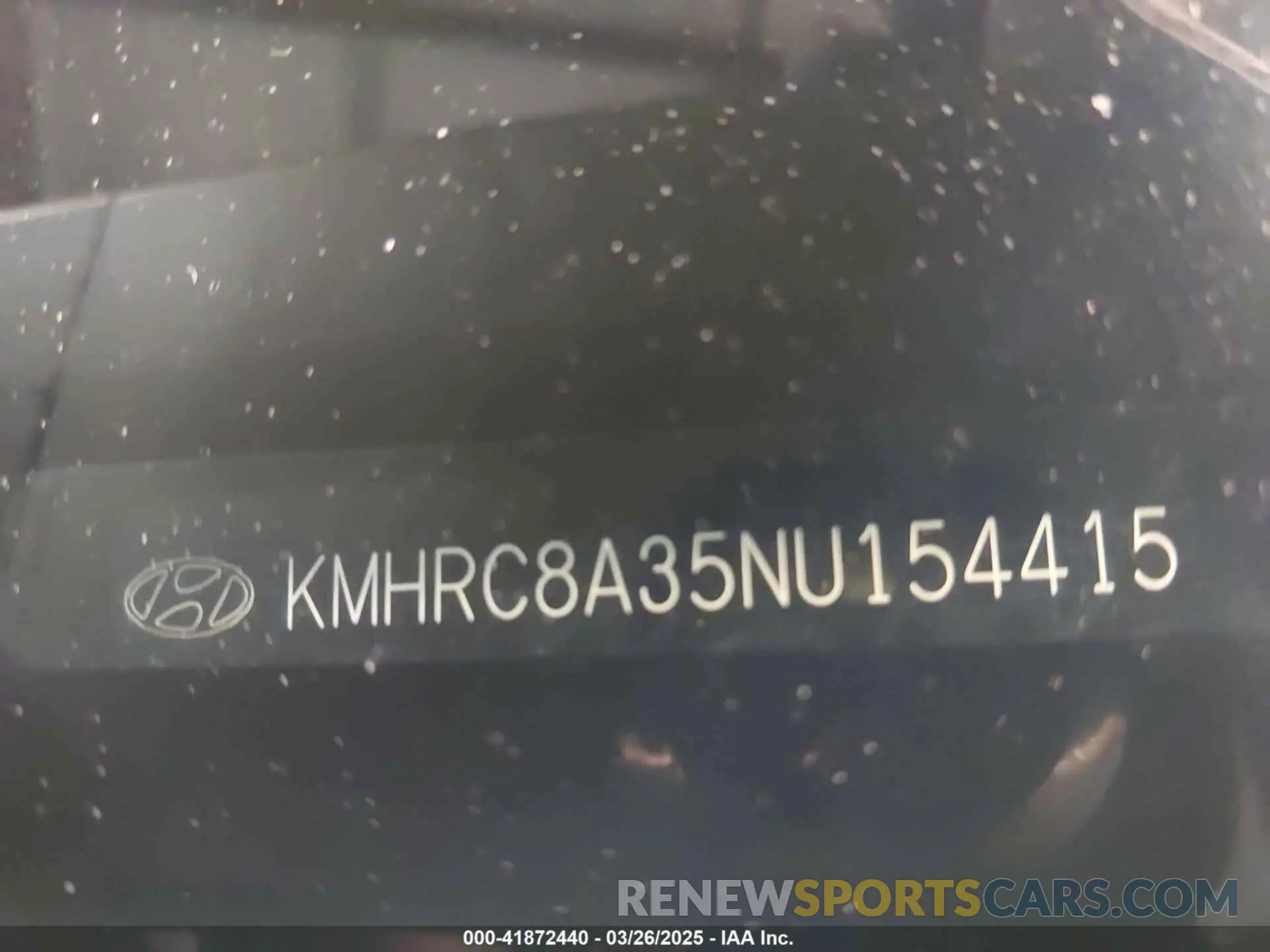 19 fotografías del automóvil dañado KMHRC8A35NU154415 HYUNDAI VENUE 2022