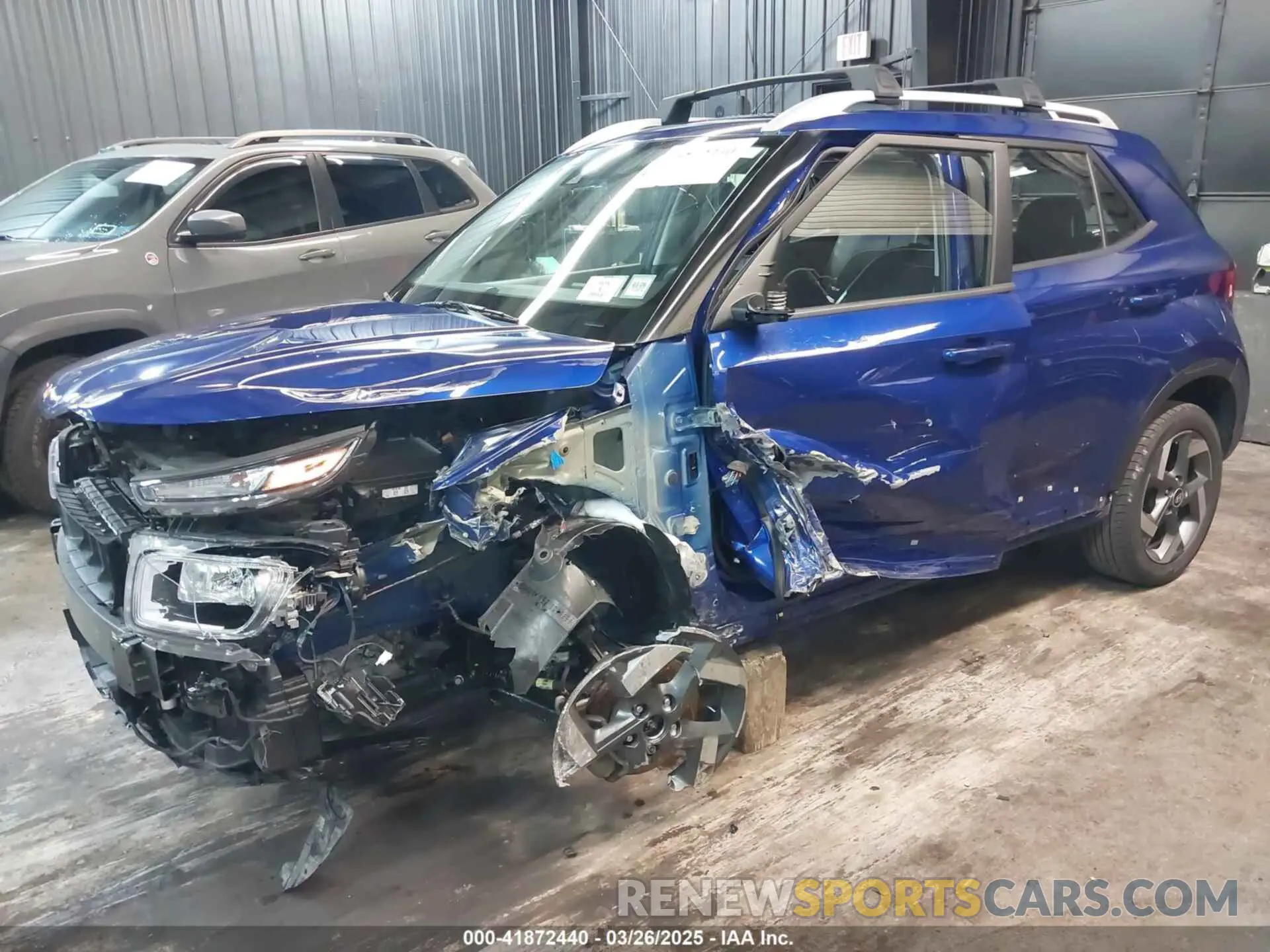6 fotografías del automóvil dañado KMHRC8A35NU154415 HYUNDAI VENUE 2022