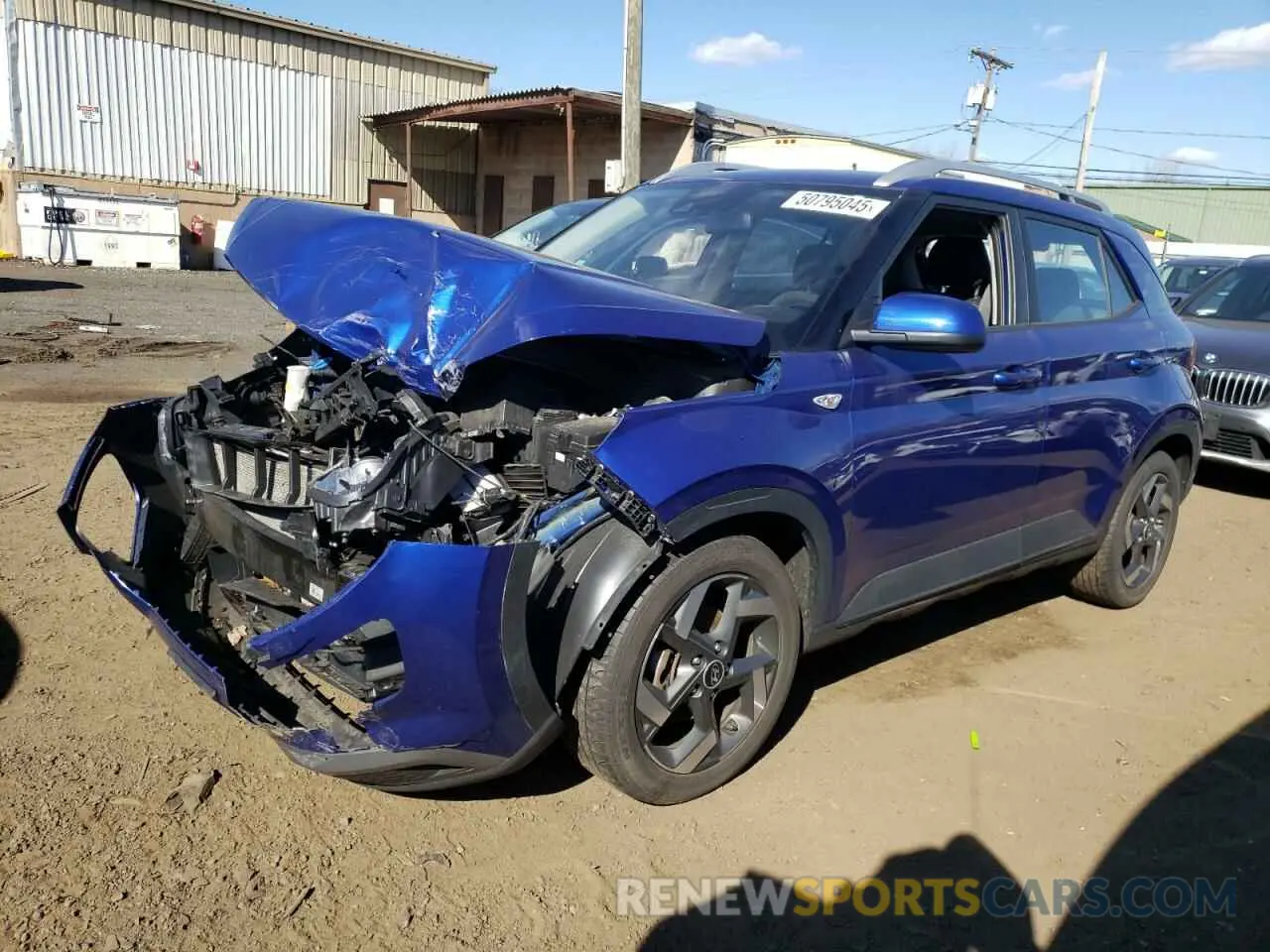 1 fotografías del automóvil dañado KMHRC8A35NU200454 HYUNDAI VENUE 2022