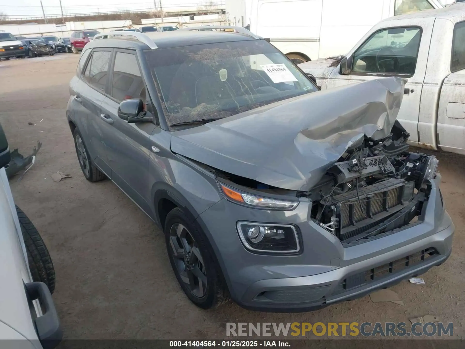 1 fotografías del automóvil dañado KMHRC8A37NU176285 HYUNDAI VENUE 2022