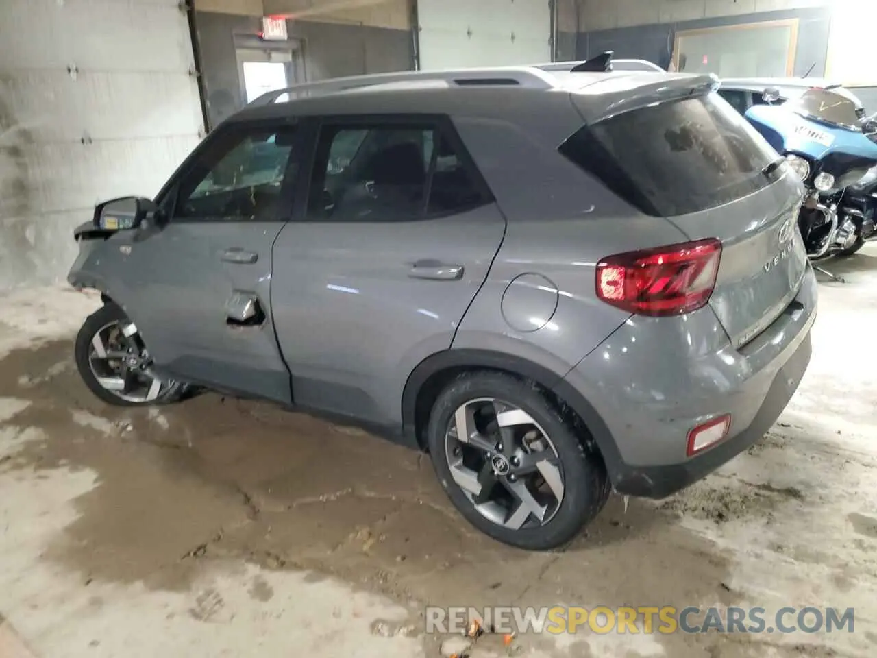 2 fotografías del automóvil dañado KMHRC8A3XNU207156 HYUNDAI VENUE 2022