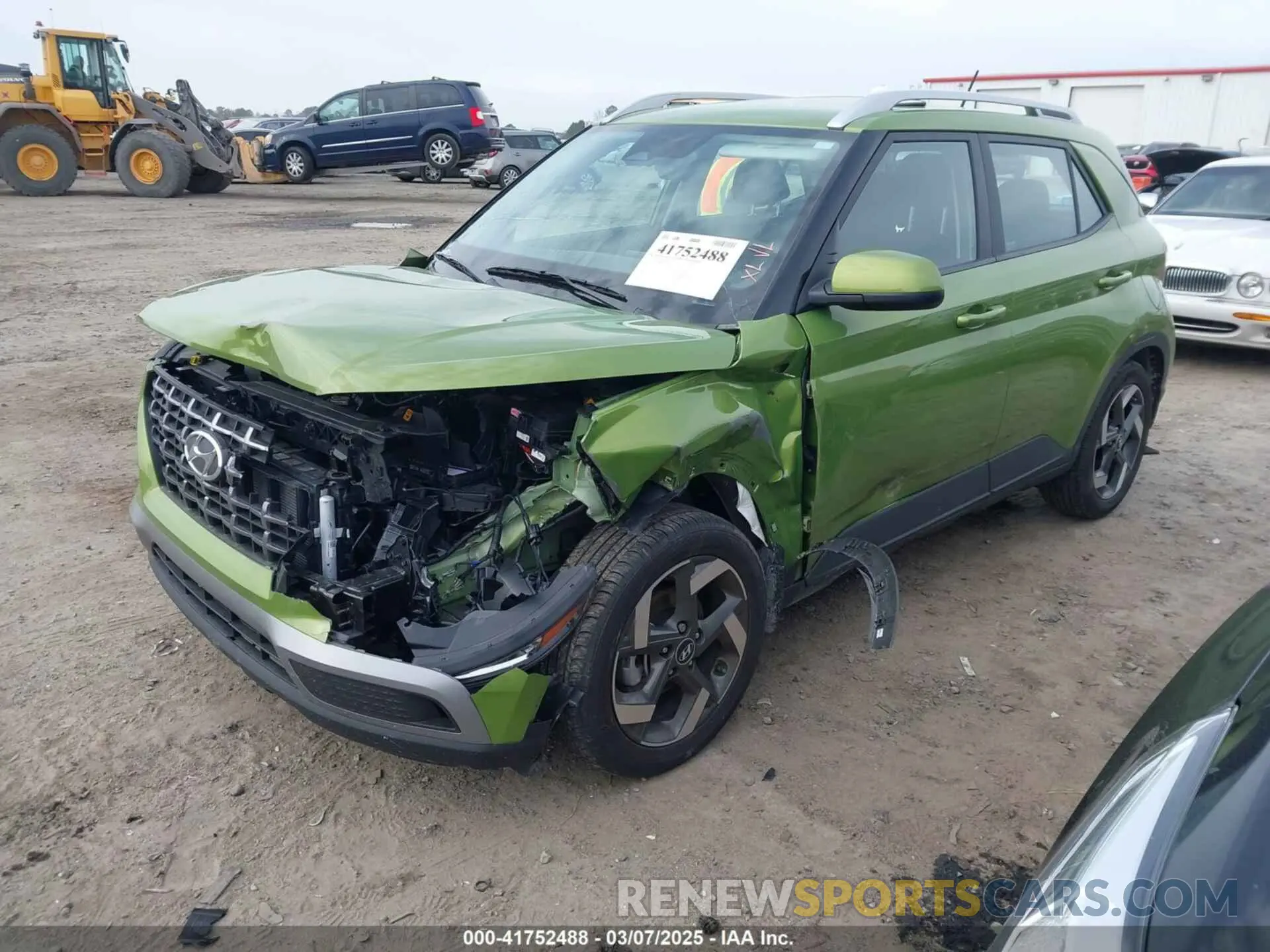 2 fotografías del automóvil dañado KMHRC8A38PU272882 HYUNDAI VENUE 2023