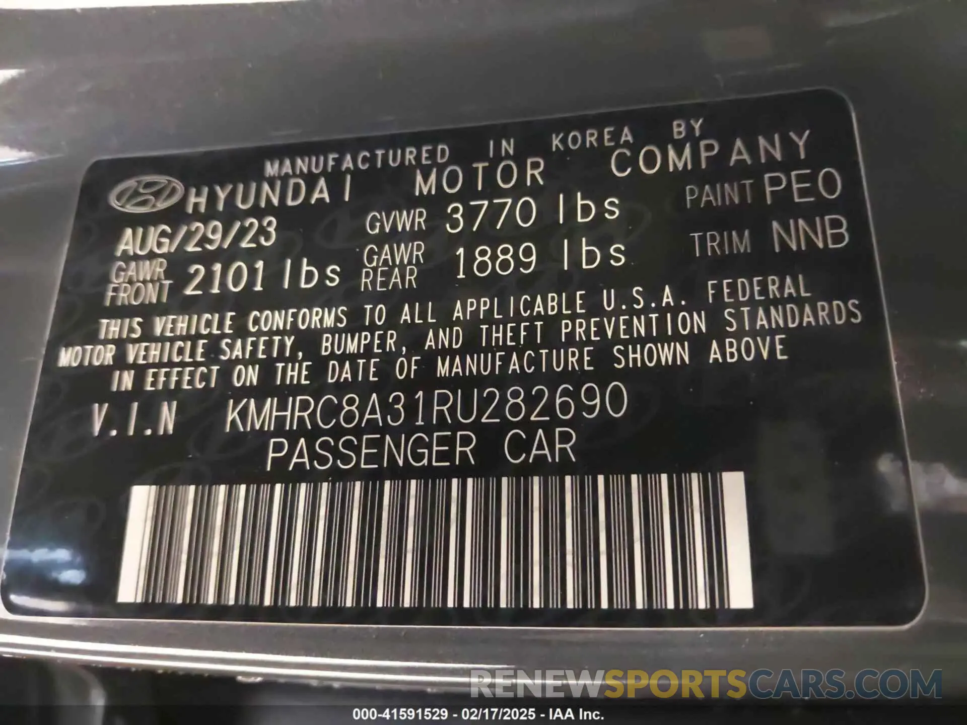 9 fotografías del automóvil dañado KMHRC8A31RU282690 HYUNDAI VENUE 2024