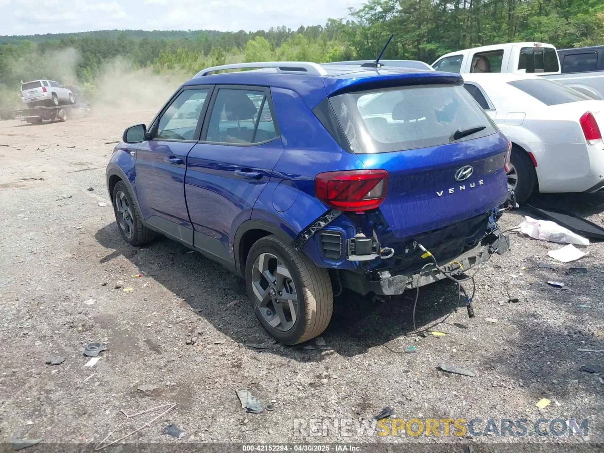 3 fotografías del automóvil dañado KMHRC8A36RU281776 HYUNDAI VENUE 2024