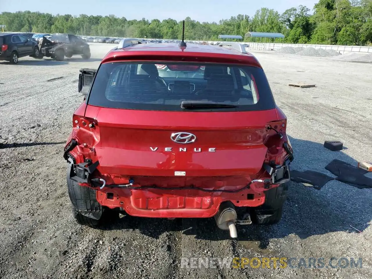 6 fotografías del automóvil dañado KMHRC8A36RU332337 HYUNDAI VENUE 2024