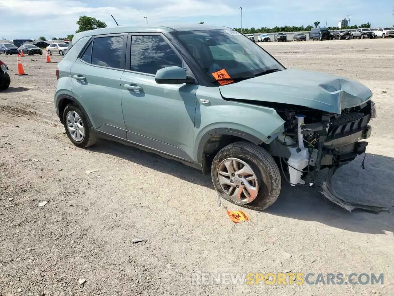 4 fotografías del automóvil dañado KMHRB8A33SU354739 HYUNDAI VENUE 2025