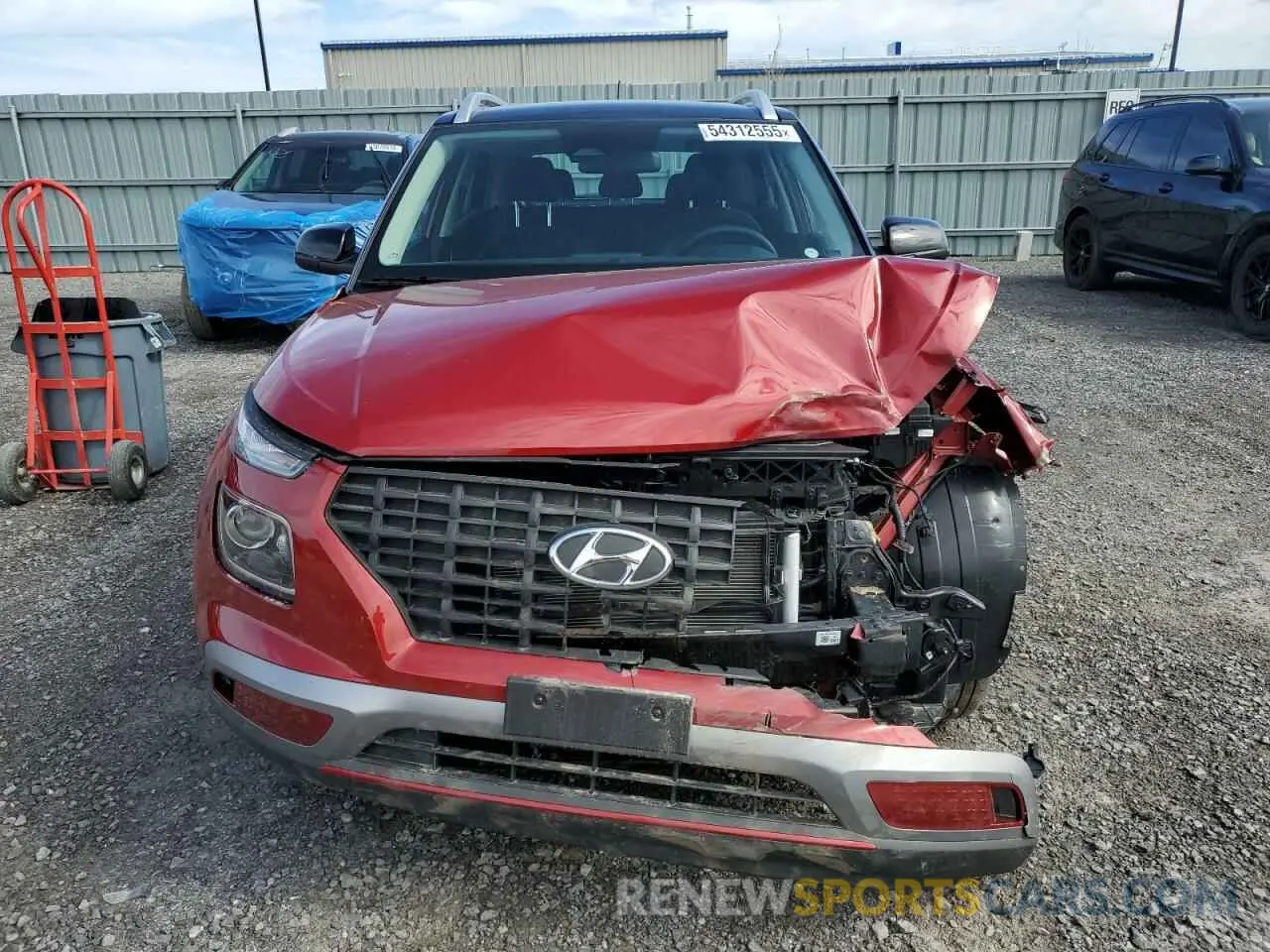 5 fotografías del automóvil dañado KMHRC8A34SU360403 HYUNDAI VENUE 2025
