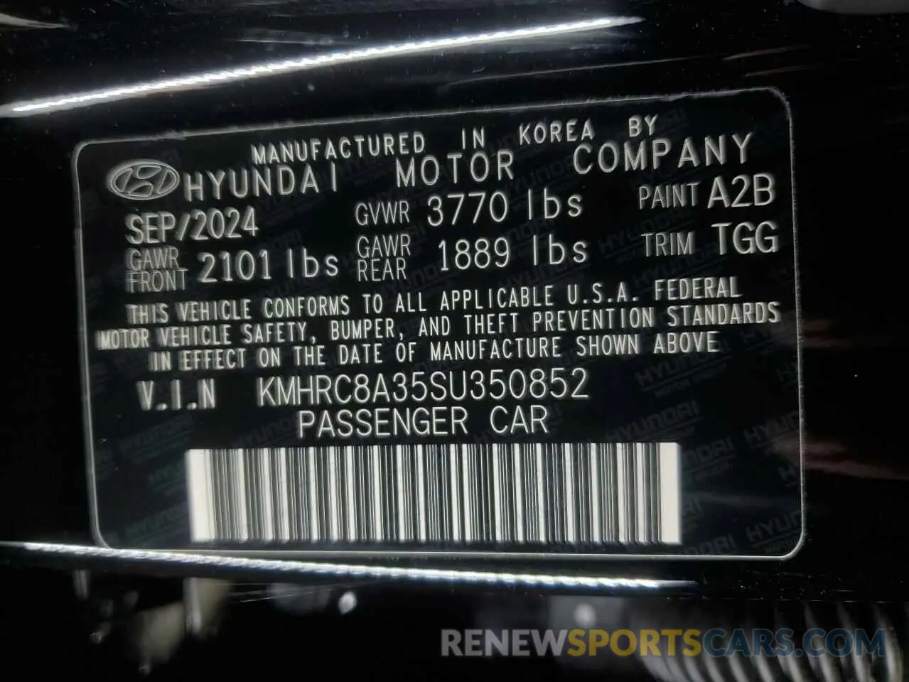 13 fotografías del automóvil dañado KMHRC8A35SU350852 HYUNDAI VENUE 2025