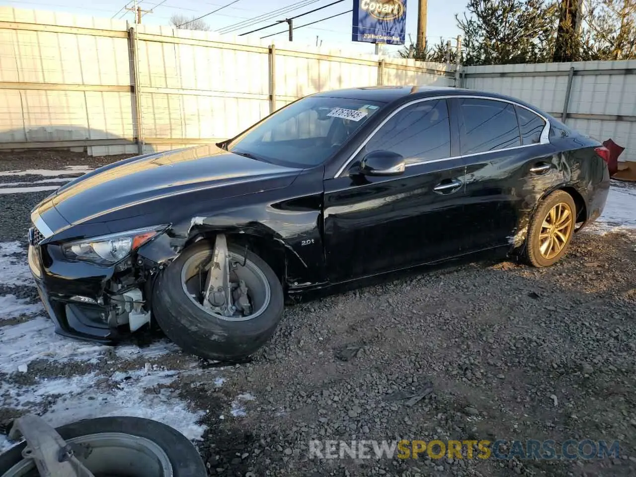 1 fotografías del automóvil dañado JN1CV7AP0KM110144 INFINITI Q50 2019