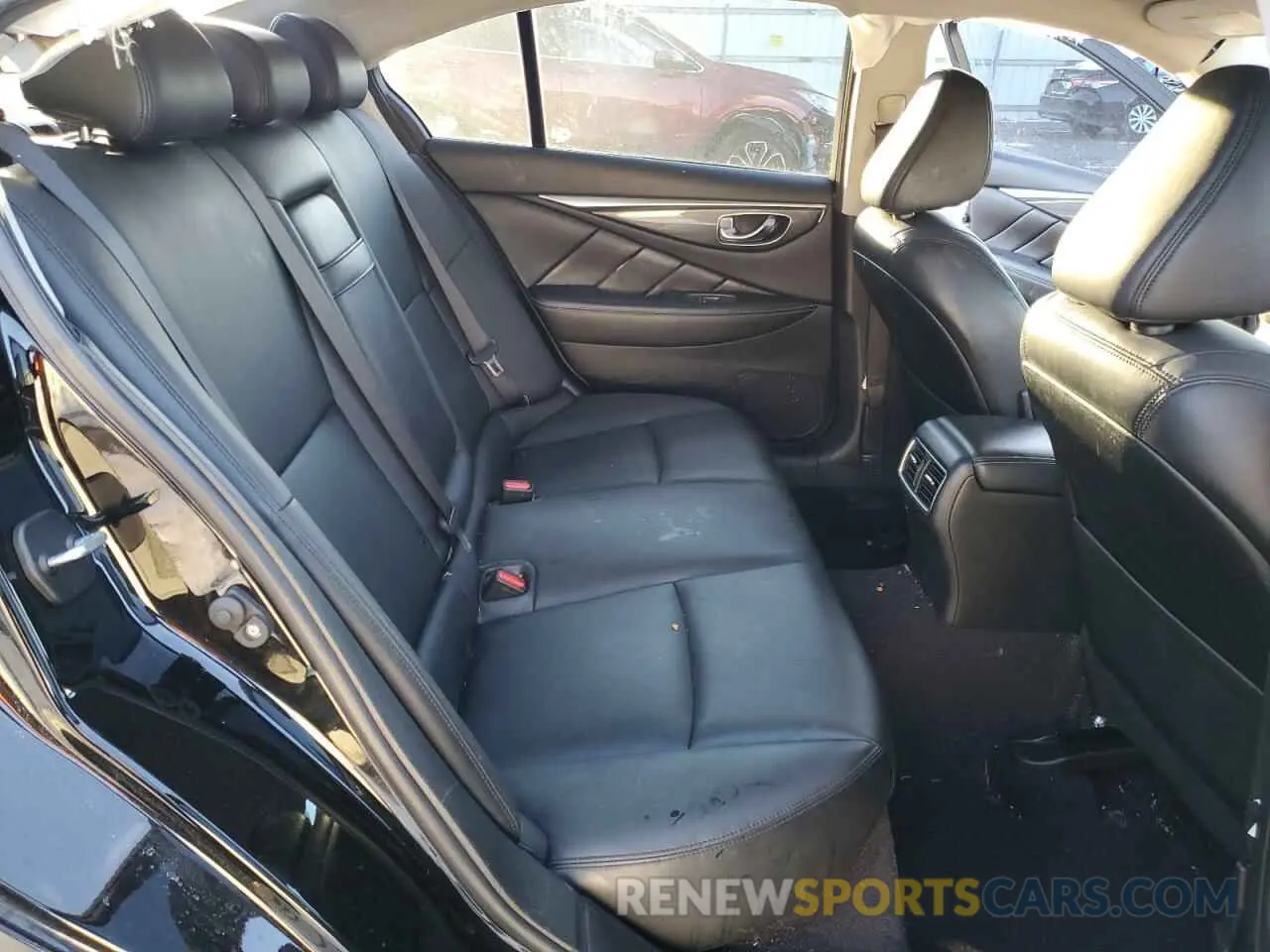 10 fotografías del automóvil dañado JN1CV7AP0KM110144 INFINITI Q50 2019