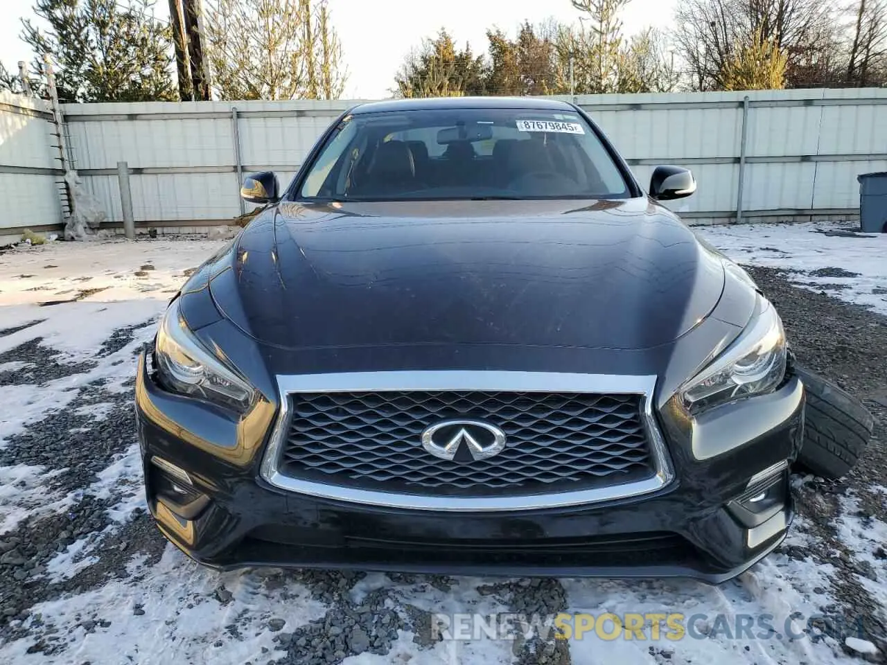 5 fotografías del automóvil dañado JN1CV7AP0KM110144 INFINITI Q50 2019