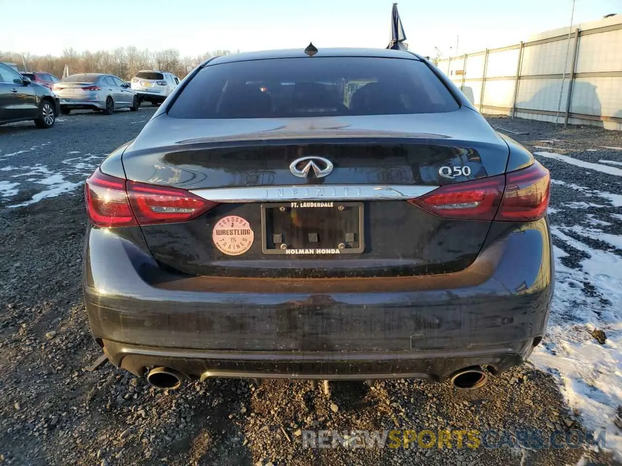 6 fotografías del automóvil dañado JN1CV7AP0KM110144 INFINITI Q50 2019