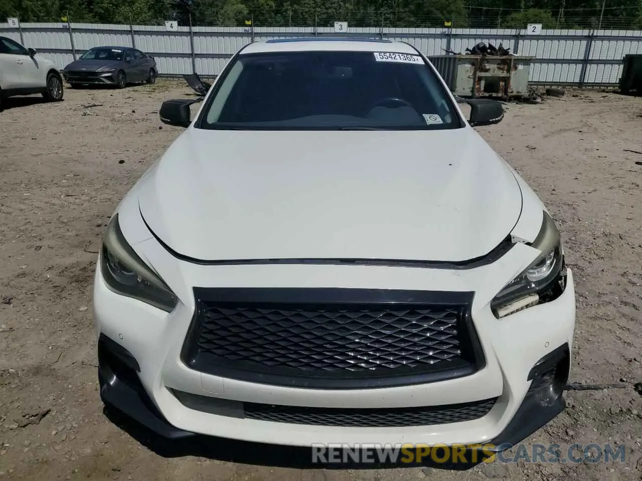 5 fotografías del automóvil dañado JN1EV7AP0KM510570 INFINITI Q50 2019