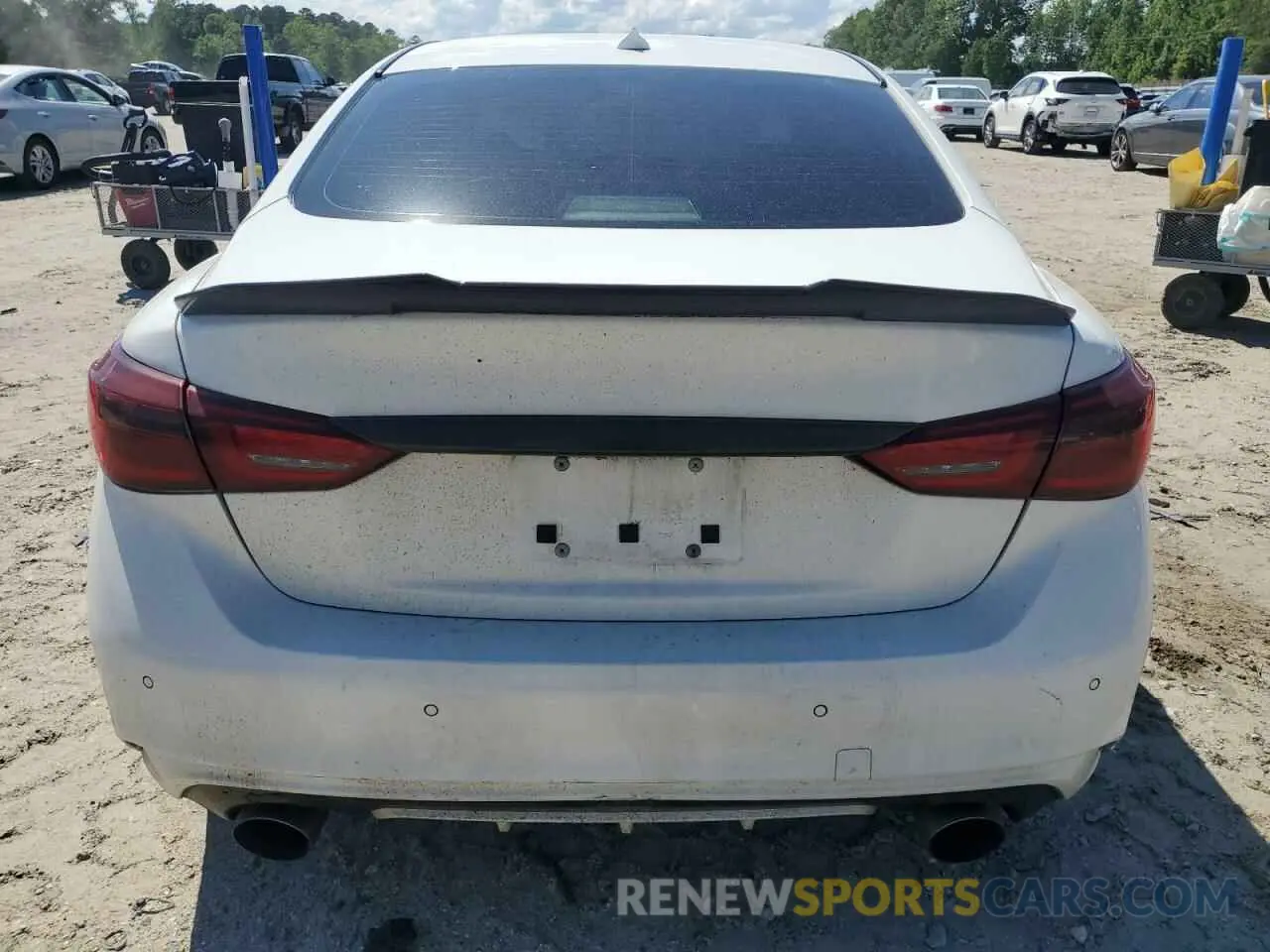 6 fotografías del automóvil dañado JN1EV7AP0KM510570 INFINITI Q50 2019