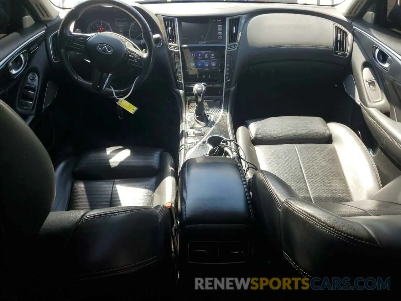 8 fotografías del automóvil dañado JN1EV7AP0KM510570 INFINITI Q50 2019