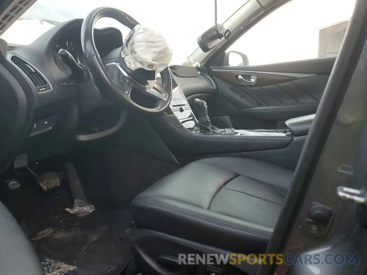 7 fotografías del automóvil dañado JN1EV7AP0KM515302 INFINITI Q50 2019
