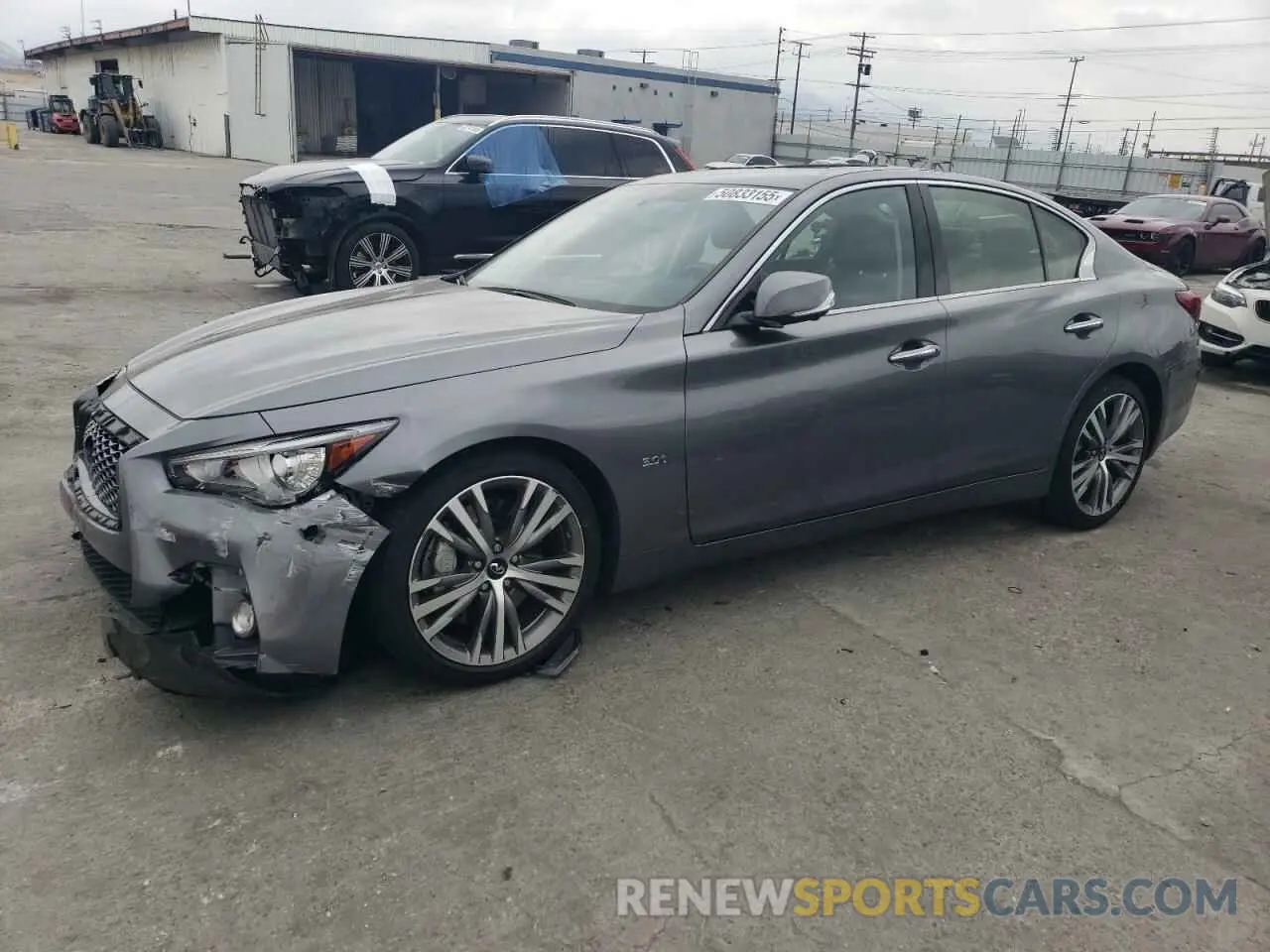 1 fotografías del automóvil dañado JN1EV7AP0KM517132 INFINITI Q50 2019