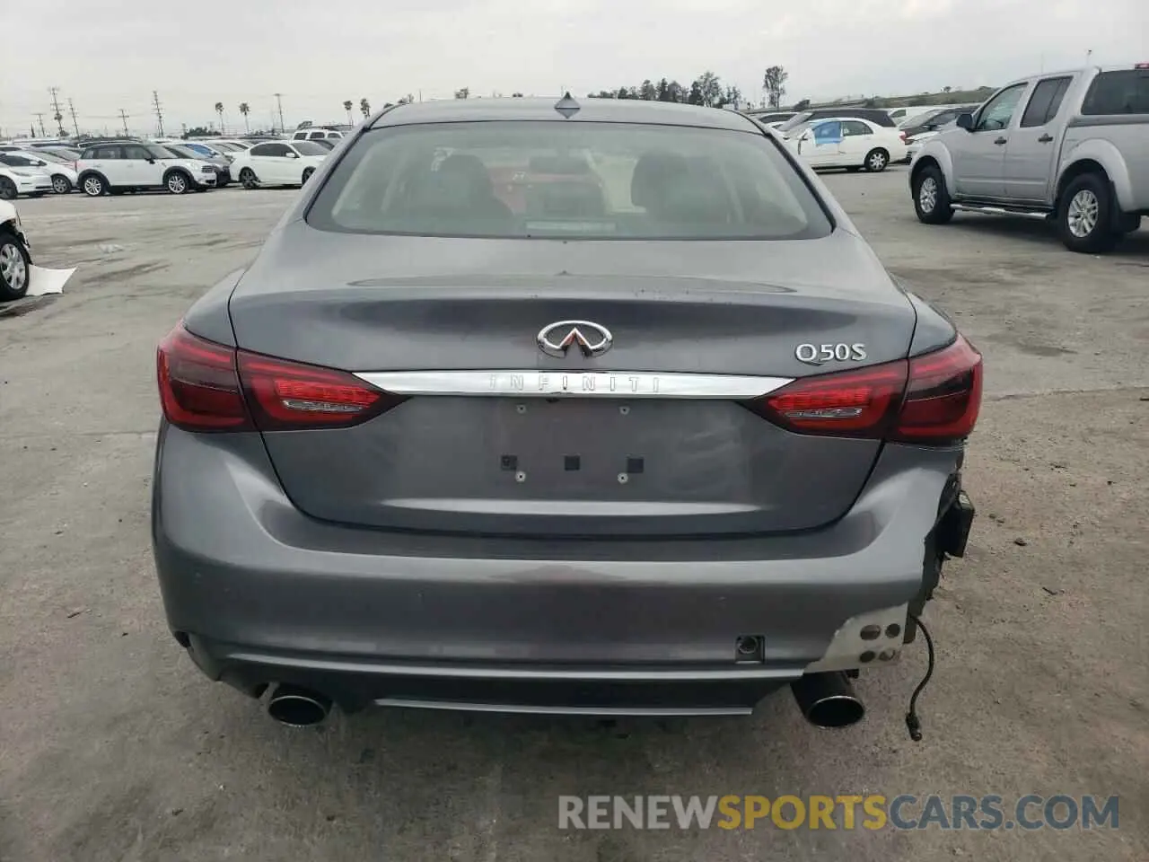 6 fotografías del automóvil dañado JN1EV7AP0KM517132 INFINITI Q50 2019