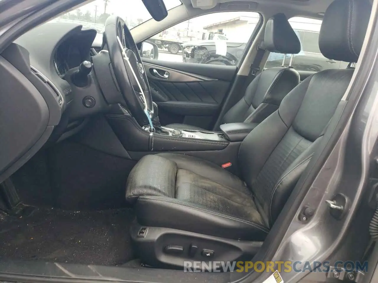 7 fotografías del automóvil dañado JN1EV7AP0KM517132 INFINITI Q50 2019
