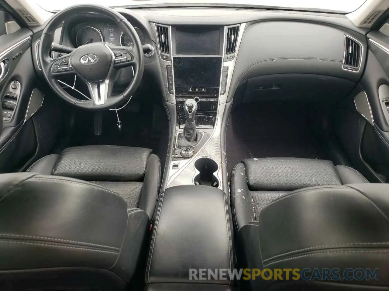 8 fotografías del automóvil dañado JN1EV7AP0KM517132 INFINITI Q50 2019