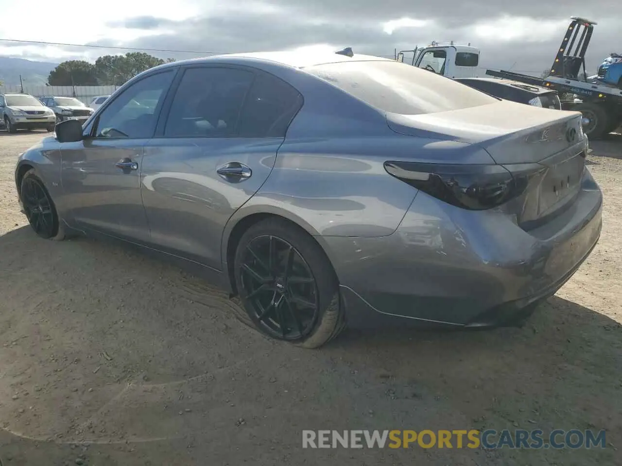 2 fotografías del automóvil dañado JN1EV7AP0KM542273 INFINITI Q50 2019