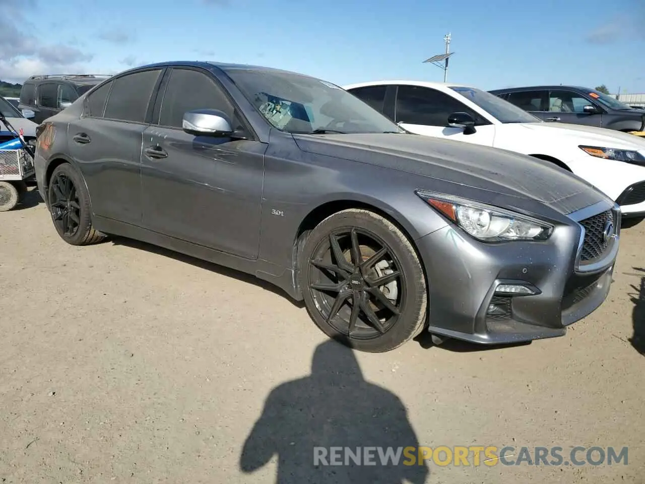 4 fotografías del automóvil dañado JN1EV7AP0KM542273 INFINITI Q50 2019