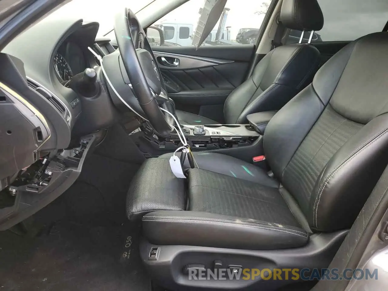 7 fotografías del automóvil dañado JN1EV7AP0KM542273 INFINITI Q50 2019